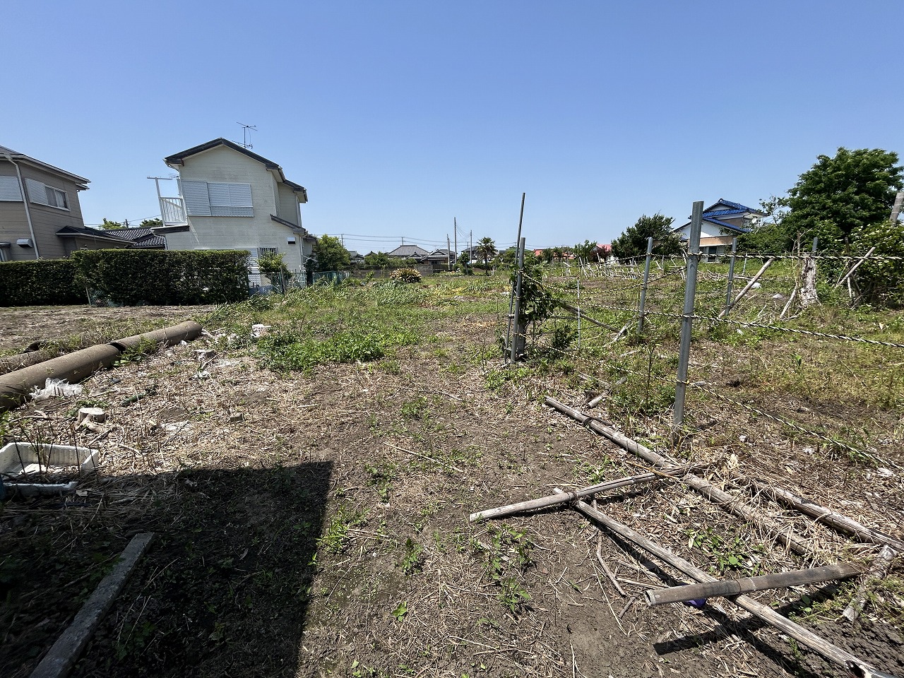 ～新着物件　東金市前之内　土地　262.87坪　880万円～
